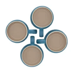 Le Creuset 13 Oz. / 380ml Set Of 4 Heritage Mugs - Deep Teal -COOKWARE Store 5 ecae7b78 8d7e 43f3 9e06 96a0b38d9dd3