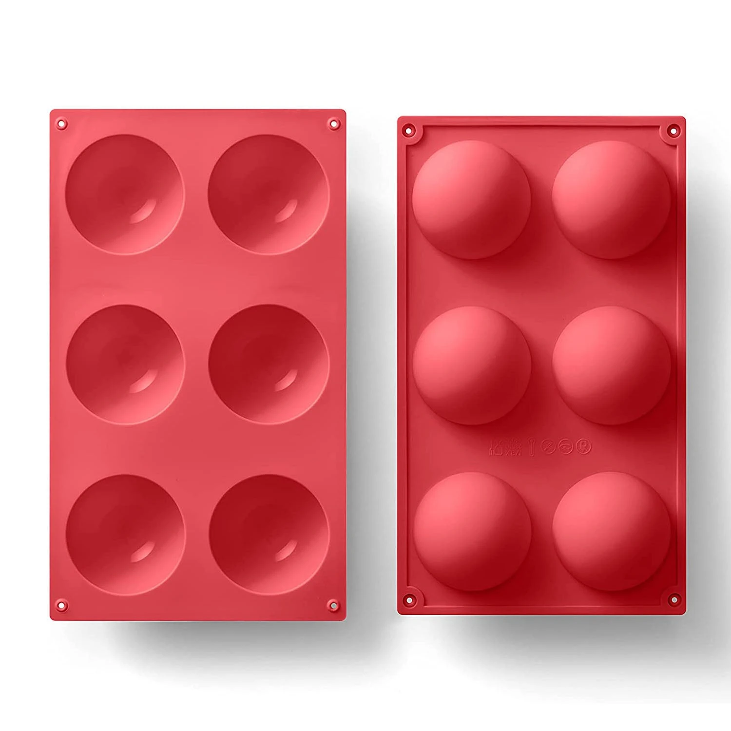 Chef'n Sweet Spot Hot Chocolate Bomb Mold, 2-pack, Red 1 Chef'n Sweet Spot Hot Chocolate Bomb Mold, 2-pack, Red