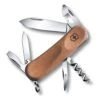 Victorinox Swiss Army 85mm EvoWood 10 Pocket Knife, Walnut