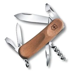 Victorinox Swiss Army 85mm EvoWood 10 Pocket Knife, Walnut