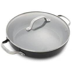 GREEN PAN VALENCIA PRO CERAMIC NONSTICK 11" EVERYDAY PAN WITH LID
