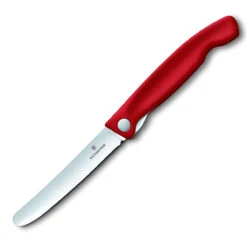 Victorinox Paring - Foldable, Swiss Classic, 4.5" Straight, Round Blade, Foldable, Red -COOKWARE Store 61NomRg6omL. AC SL1500