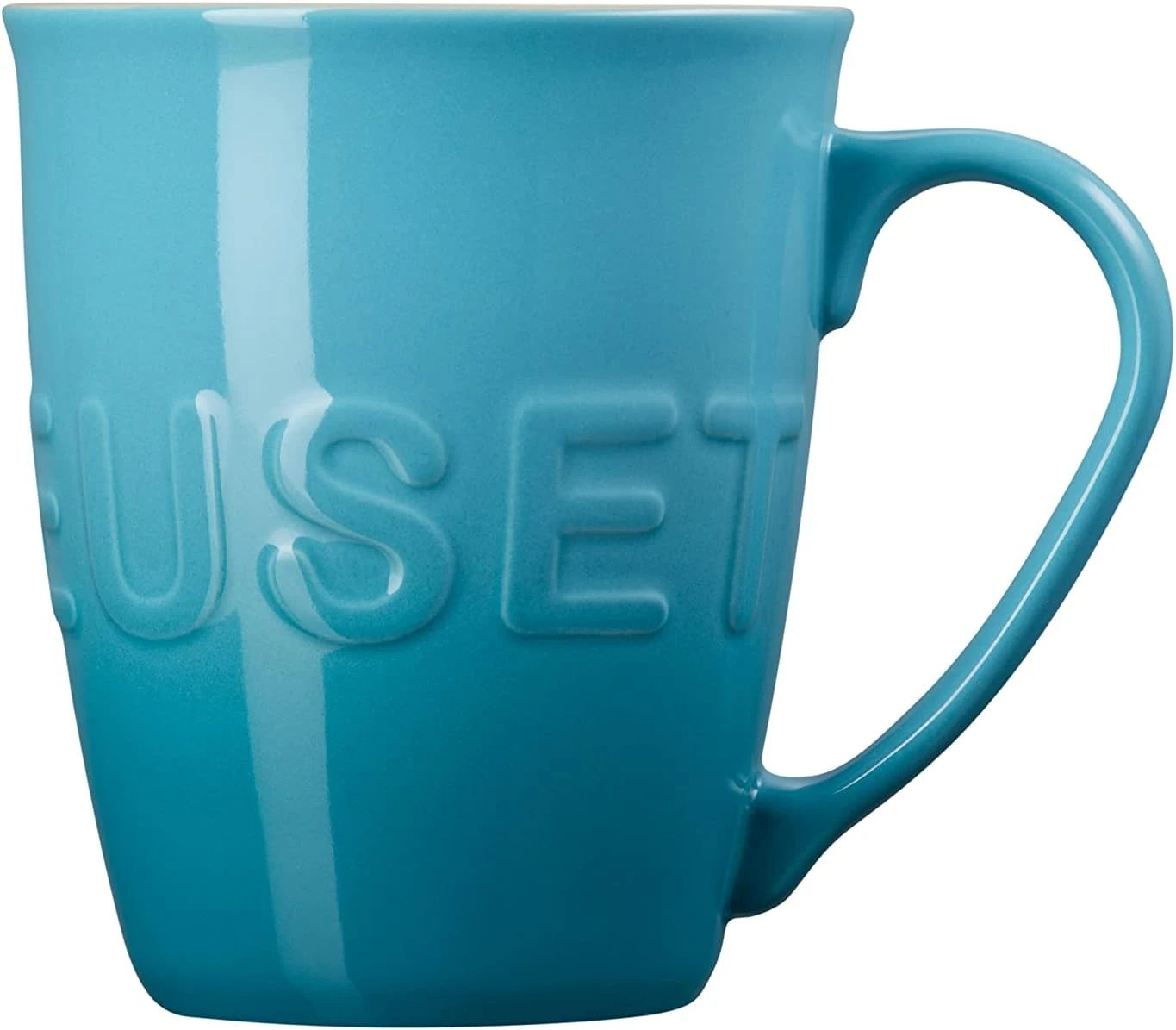 Le Creuset XL Logo Mug - Caribbean 3 Le Creuset XL Logo Mug - Caribbean - Image 3