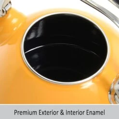 Chantal Classic Harmonica 1.8 Quart Whistling Teakettle, Marigold -COOKWARE Store 61RxZ l2cyS. AC SL1500