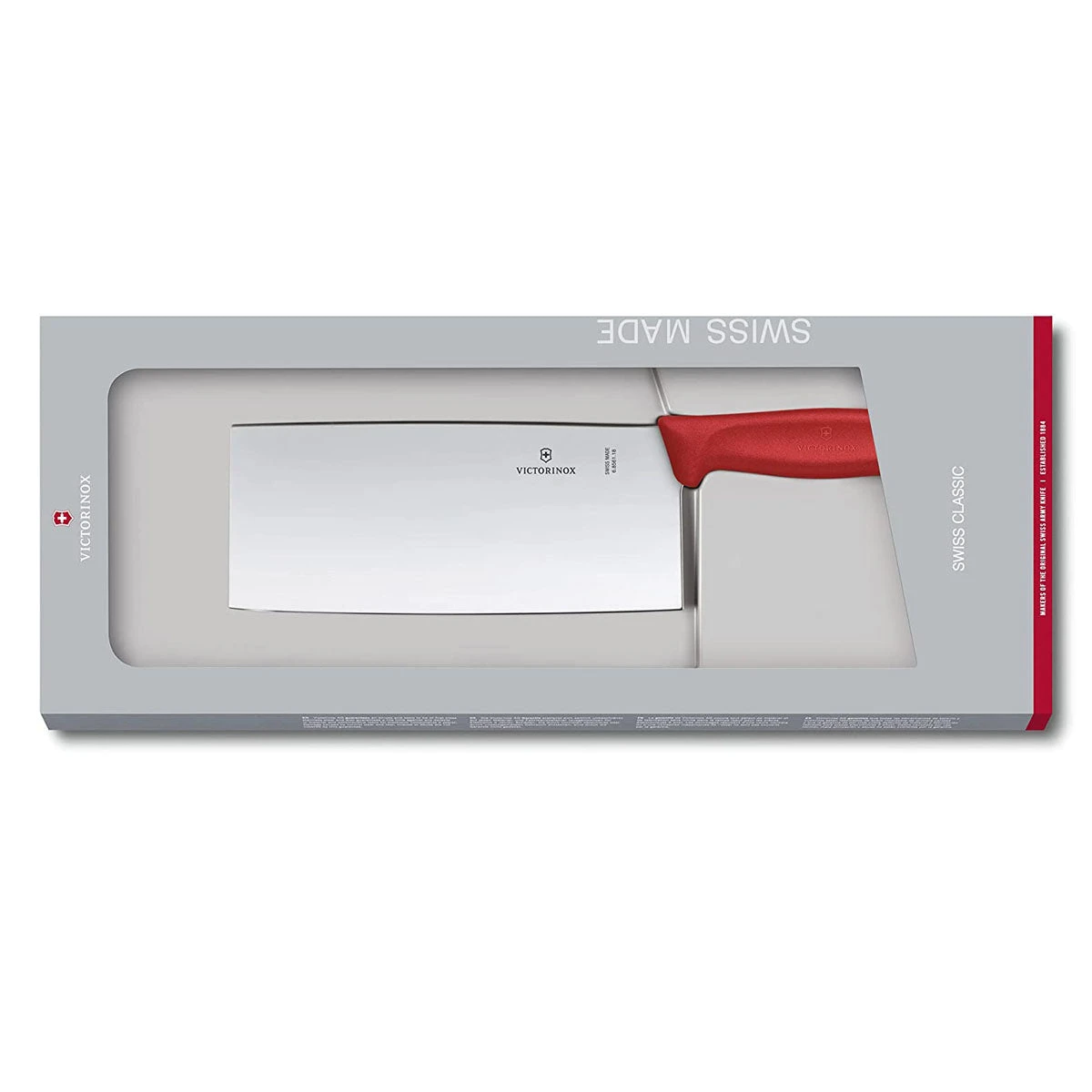 Victorinox Kitchen Swiss Classic Chef'S Cleaver 7" Red 6.8561.18G 3 Victorinox Kitchen Swiss Classic Chef'S Cleaver 7" Red 6.8561.18G - Image 3