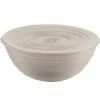 GUZZINI M BOWL WITH LID TIERRA - TAUPE