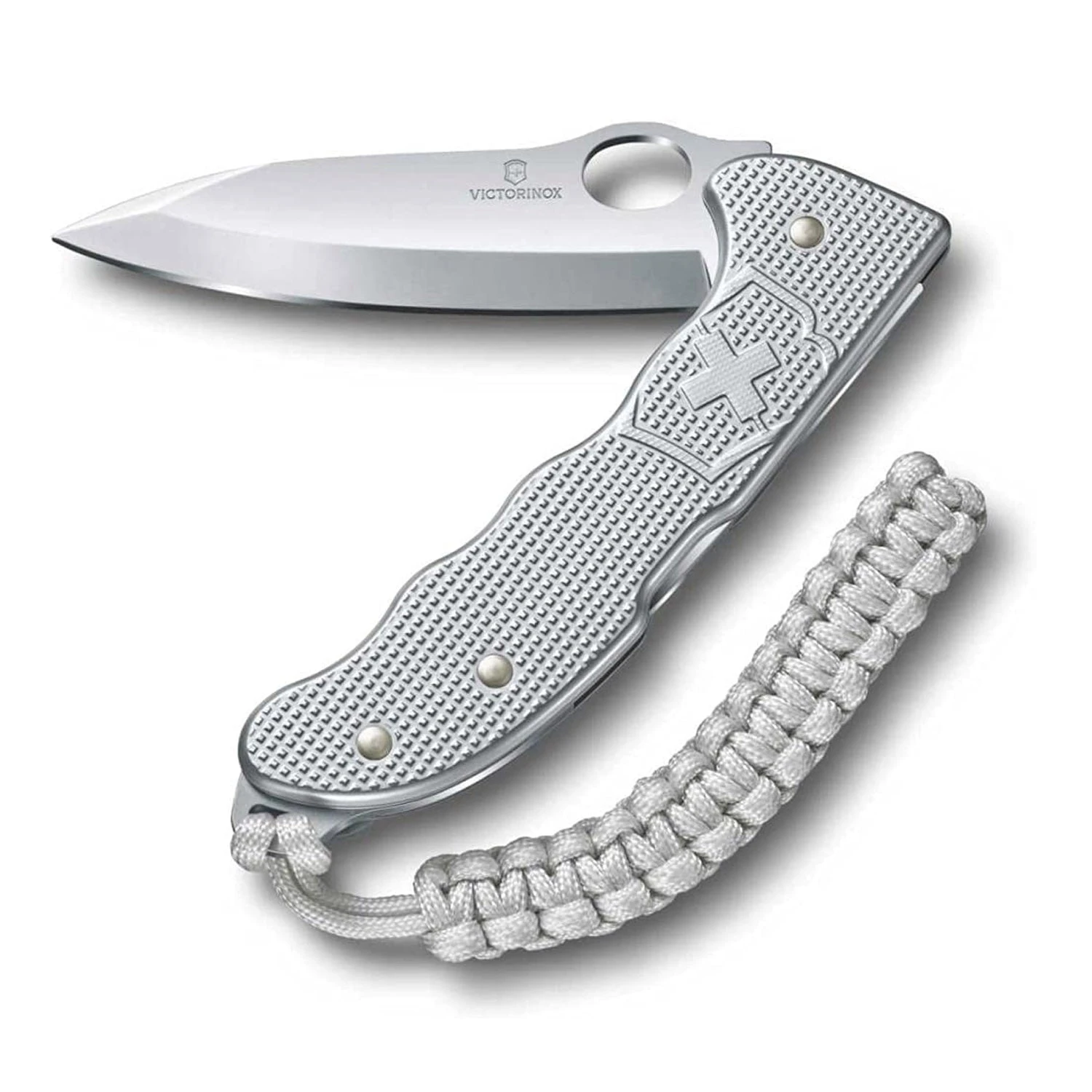 Victorinox Swiss Army 130 Mm Hunter Pro Alox With Paracord, Silver 1 Victorinox Swiss Army 130 Mm Hunter Pro Alox With Paracord, Silver