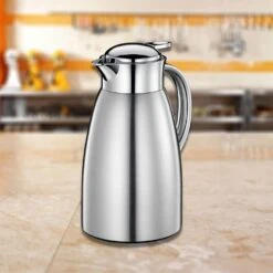 Cilio Triest 68 Ounce Double Wall Insulated Beverage Server, Brushed Stainless -COOKWARE Store 61hteeCSF3L. AC SL1500