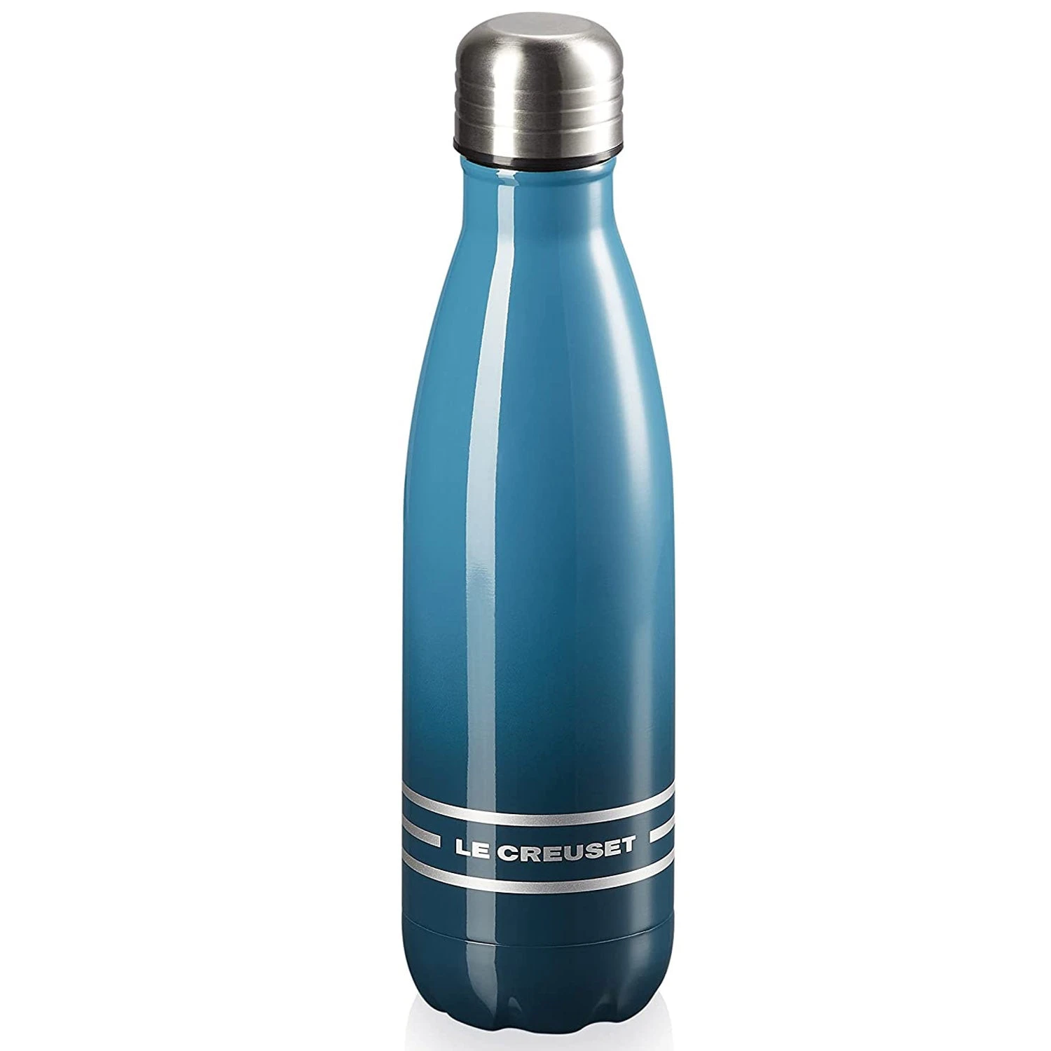 Le Creuset 17 Oz. Stainless Steel Hydration Bottle - Deep Teal 1 Le Creuset 17 Oz. Stainless Steel Hydration Bottle - Deep Teal