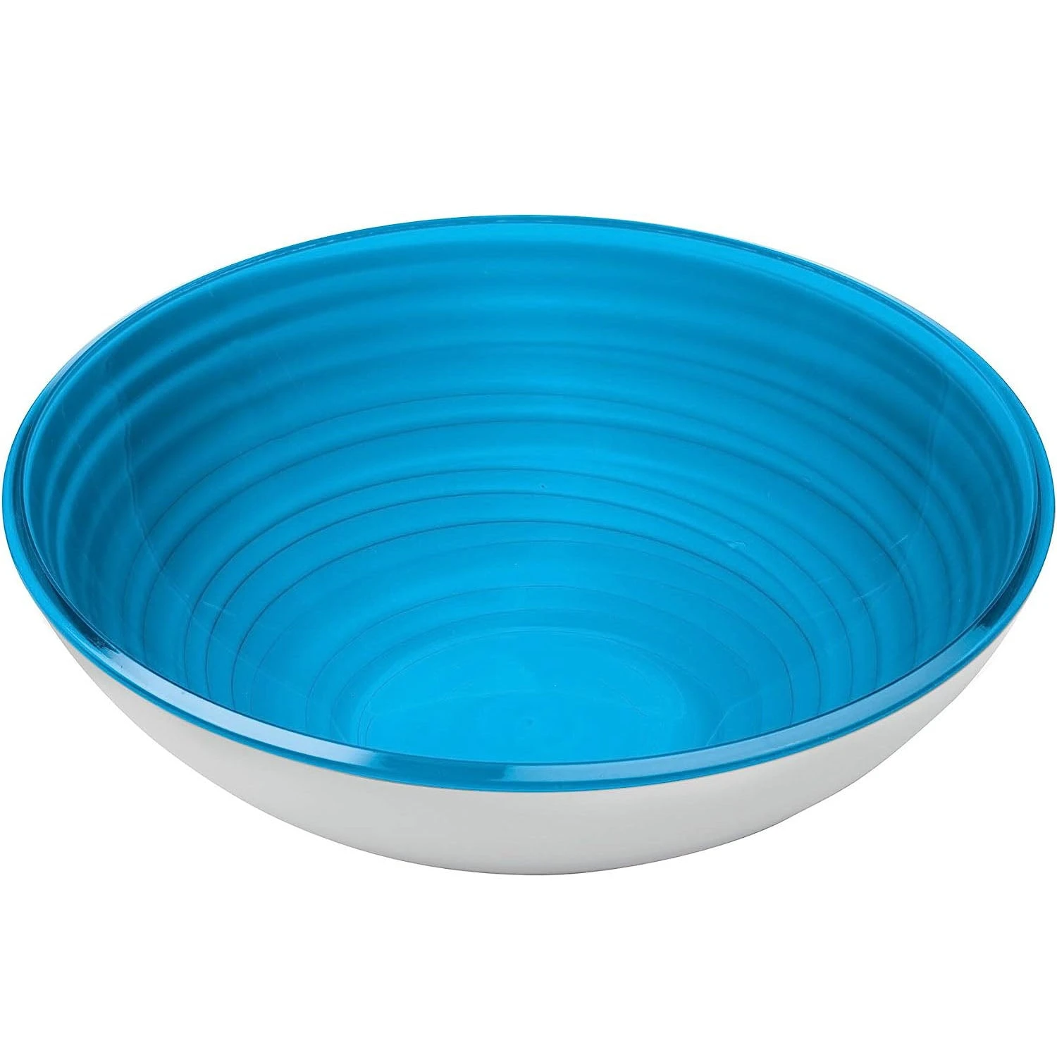 GUZZINI L BOWL TWIST - CLEAR BLUE 1 GUZZINI L BOWL TWIST - CLEAR BLUE