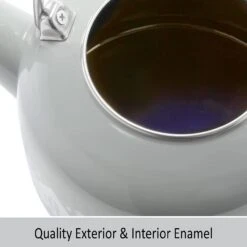 Chantal Winter Village 1.4 Quart Whistling Teakettle, Fog Grey -COOKWARE Store 61ugm0qB8qL. AC SL1500