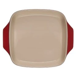 Le Creuset 2.75 Qt. [9.5"] Covered Square Casserole - Cerise W/ Eiffel Tower -COOKWARE Store 61xhgxT89cL. AC SL1500