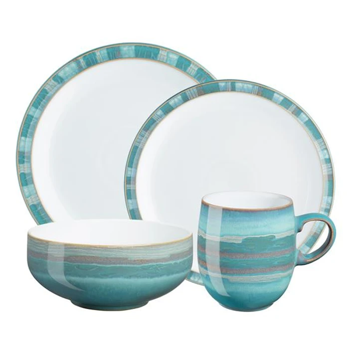 Denby Azure Coast 4-Piece Set 1 Denby Azure Coast 4-Piece Set