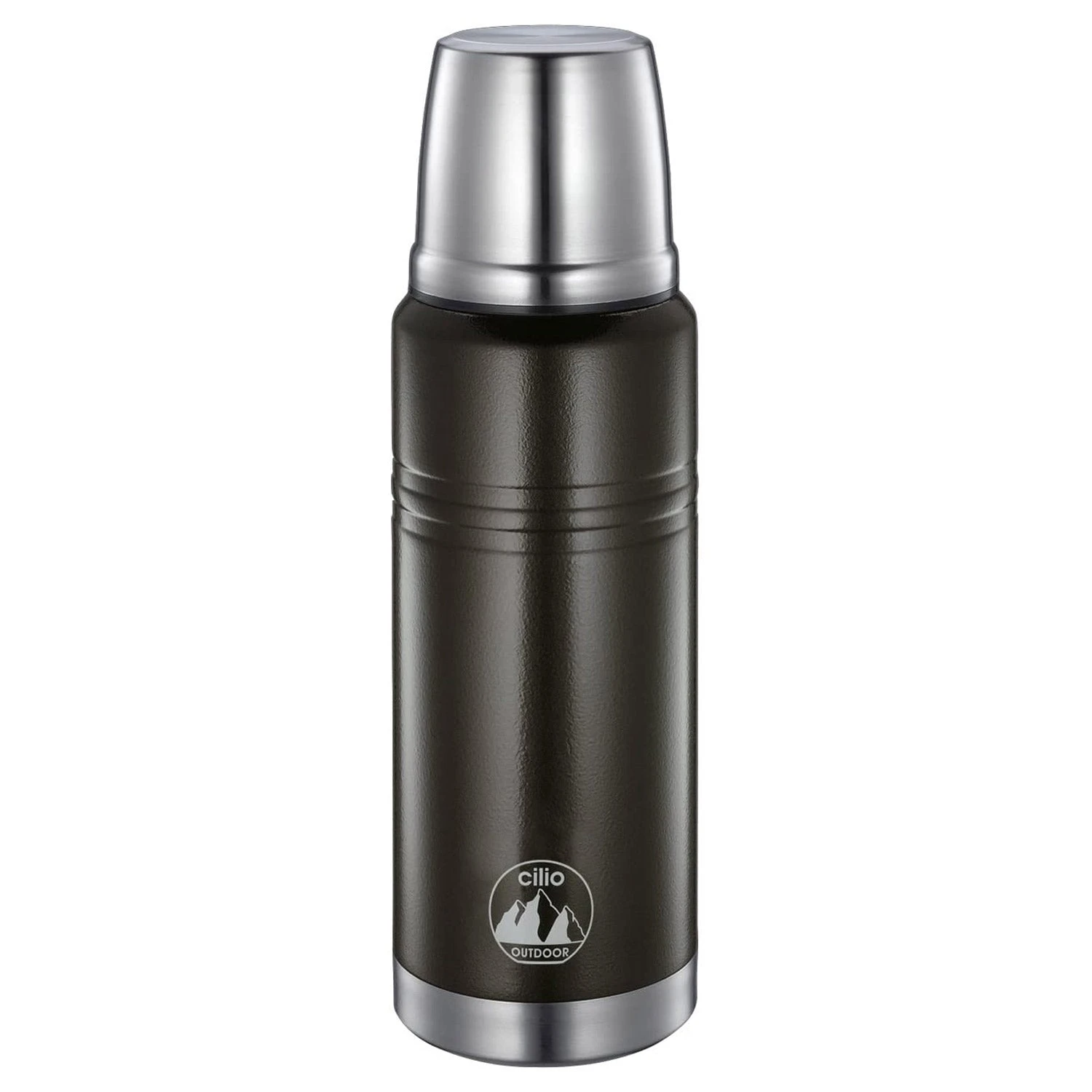 Cilio Monte Insulated Stainless Steel Travel Beverage Bottle, 16 Oz, Black 1 Cilio Monte Insulated Stainless Steel Travel Beverage Bottle, 16 Oz, Black