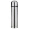 Cilio Bullet Insulated Stainless Steel Travel Bottle, 34-Ounce, Silver