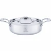 Heritage Steel 2.5-Quart Sauteuse With Lid
