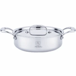Heritage Steel 2.5-Quart Sauteuse With Lid