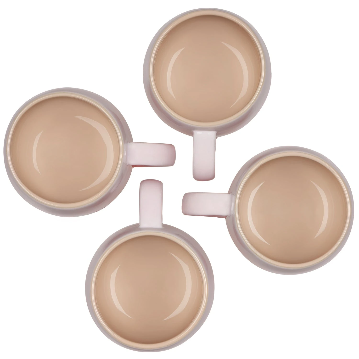 Le Creuset Heritage Mugs - Shell Pink 2 Le Creuset Heritage Mugs - Shell Pink - Image 2