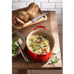 Le Creuset 6.75 Qt. Signature Oval Dutch Oven - Cerise -COOKWARE Store 6 74ab1156 57a5 4412 9cff d0ff98986040