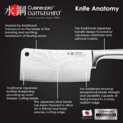 Cuisine::pro Damashiro Cleaver 17Cm -COOKWARE Store 710M6f jhrL. AC SL1500