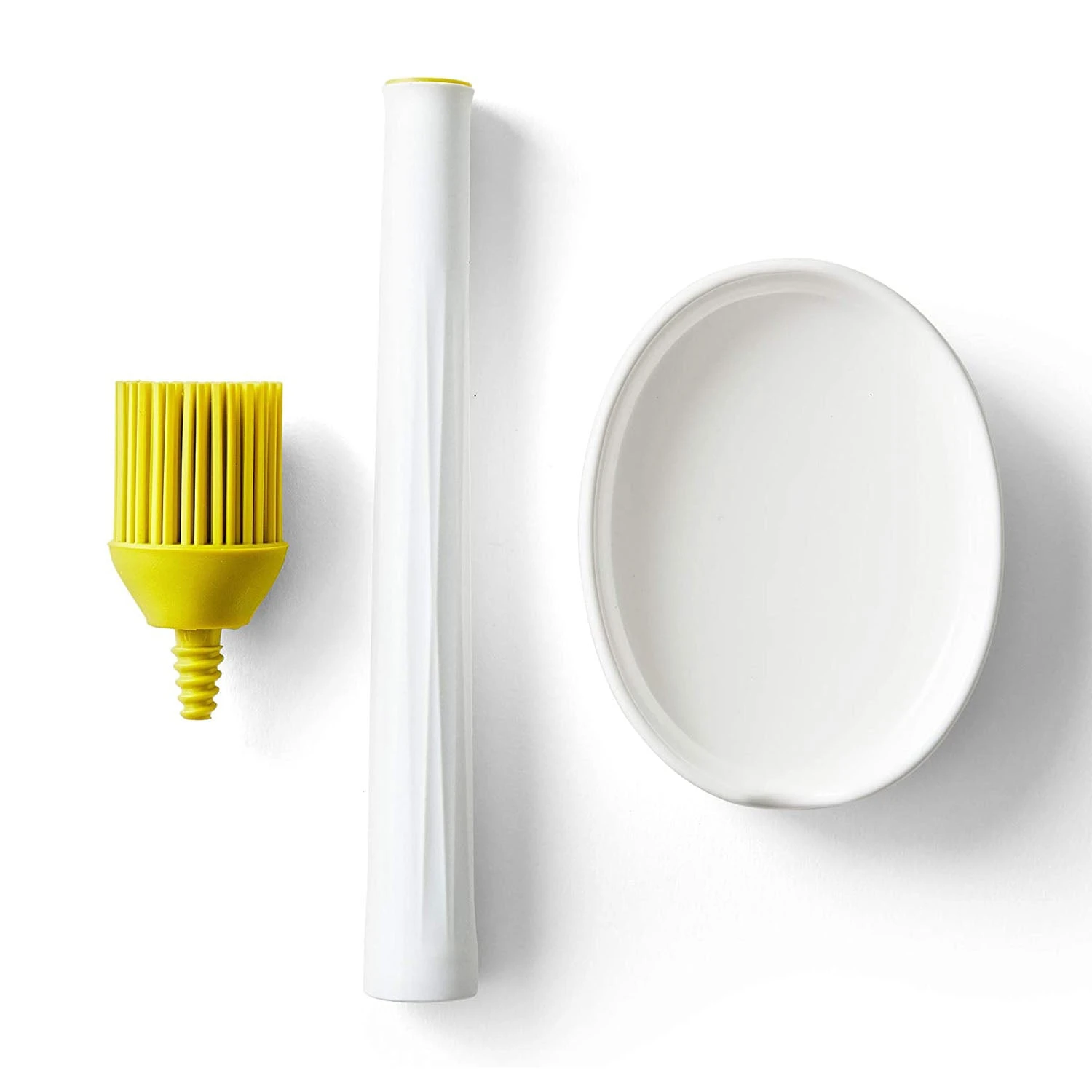 Chef'n HerbWand Basting Brush With Ceramic Tray, 2 In 1, White/Green 11 Chef'n HerbWand Basting Brush With Ceramic Tray, 2 In 1, White/Green - Image 11