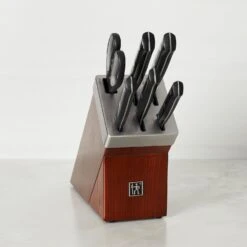 HENCKELS DYNAMIC 7PC SELF-SHARPENING KNIFE BLOCK SET -COOKWARE Store 7152c286qGL. AC SL1500