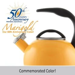 Chantal Anniversary 2 Quart Enamel On Steel Whistling Tea Kettle, Marigold 15 Chantal Anniversary 2 Quart Enamel On Steel Whistling Tea Kettle, Marigold -COOKWARE Store 719LsMfJ6yS. AC SL1500