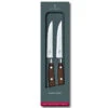 Victorinox Grand Maitre Forged, 2-Piece Steak Set (4¾" Serrated, Spear Point), Wood
