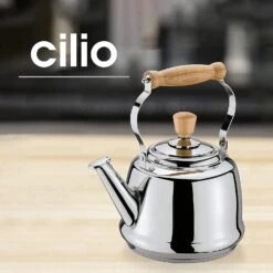 Cilio Tradition 2.6 Quarts Whistling Water Kettle, Silver 11 Cilio Tradition 2.6 Quarts Whistling Water Kettle, Silver -COOKWARE Store 71CdlMG5SIL. AC SL1500