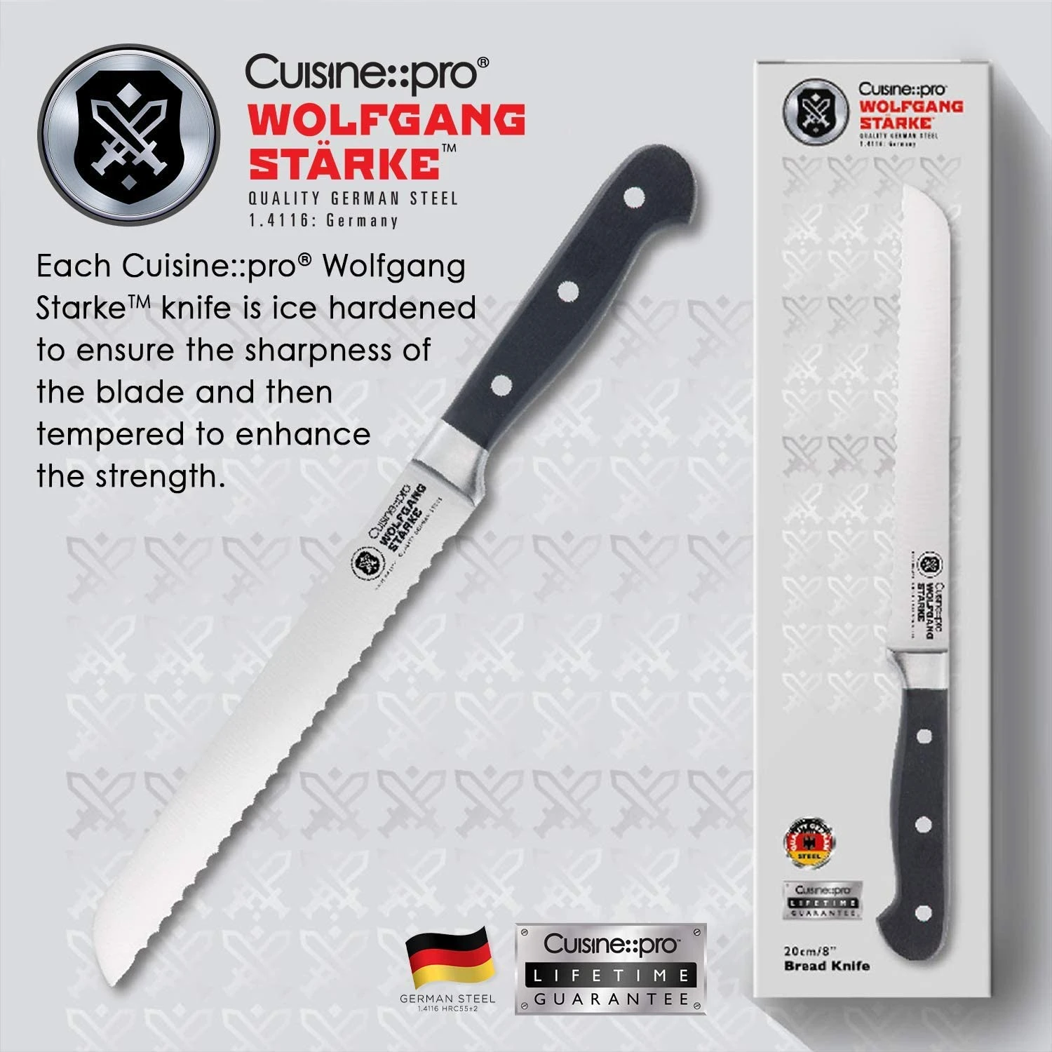 Cuisine::pro Wolfgang Starke Bread Knife 20Cm 4 Cuisine::pro Wolfgang Starke Bread Knife 20Cm - Image 4