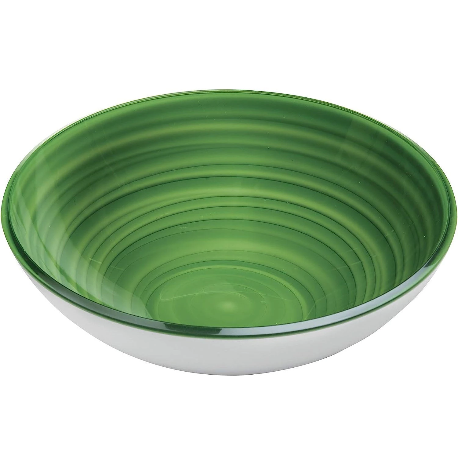 GUZZINI L BOWL TWIST - TRANSPARENT KIWI 1 GUZZINI L BOWL TWIST - TRANSPARENT KIWI
