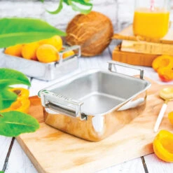 CRISTEL, 4" Mini 18-10 Stainless Steel Roaster - Extra -COOKWARE Store 71auFhjJpYL. AC SL1500