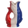 Gluggle Jug French Flag Extra Large, 10-Inch, 38 Fluid Ounce Capacity