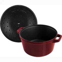 Staub Cast Iron 4-Piece Stackable Set - Grenadine 15 Staub Cast Iron 4-Piece Stackable Set - Grenadine -COOKWARE Store 71vB wk 76L. AC SL1500