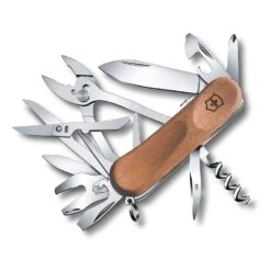 Victorinox Swiss Army 85 Mm Evowood S557 Medium Pocket Knife, Wood