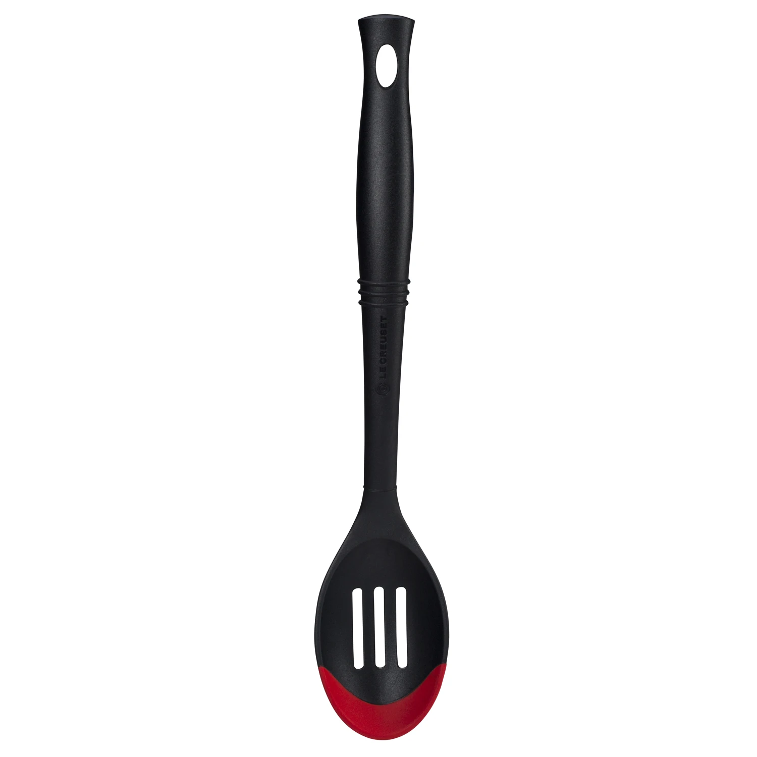 Le Creuset Revolution® Bi-Material Slotted Spoon - Cerise 1 Le Creuset Revolution® Bi-Material Slotted Spoon - Cerise