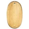 J.K. Adams 14-Inch-by-18-1/2-Inch Maple Wood Artisan Cutting Board, Oval-Shaped