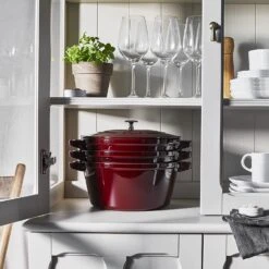 Staub Cast Iron 4-Piece Stackable Set - Grenadine 16 Staub Cast Iron 4-Piece Stackable Set - Grenadine -COOKWARE Store 81 bhWkhd L. AC SL1500