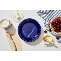 Le Creuset Eiffel Tower 9-Inch Pie Dish - Indigo -COOKWARE Store 813g5J9BnrL. AC SL1500