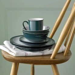 Denby Greenwich Set Of 4 (One Size) Beakers Coffee Mug Set, Emerald Green -COOKWARE Store 819WlpcMXYL. AC SL1500