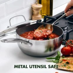 GreenPan Chatham Tri-Ply, 2.5QT Saucepan With Lid, Silver 17 GreenPan Chatham Tri-Ply, 2.5QT Saucepan With Lid, Silver -COOKWARE Store 819qI3j49QL. AC SL1500