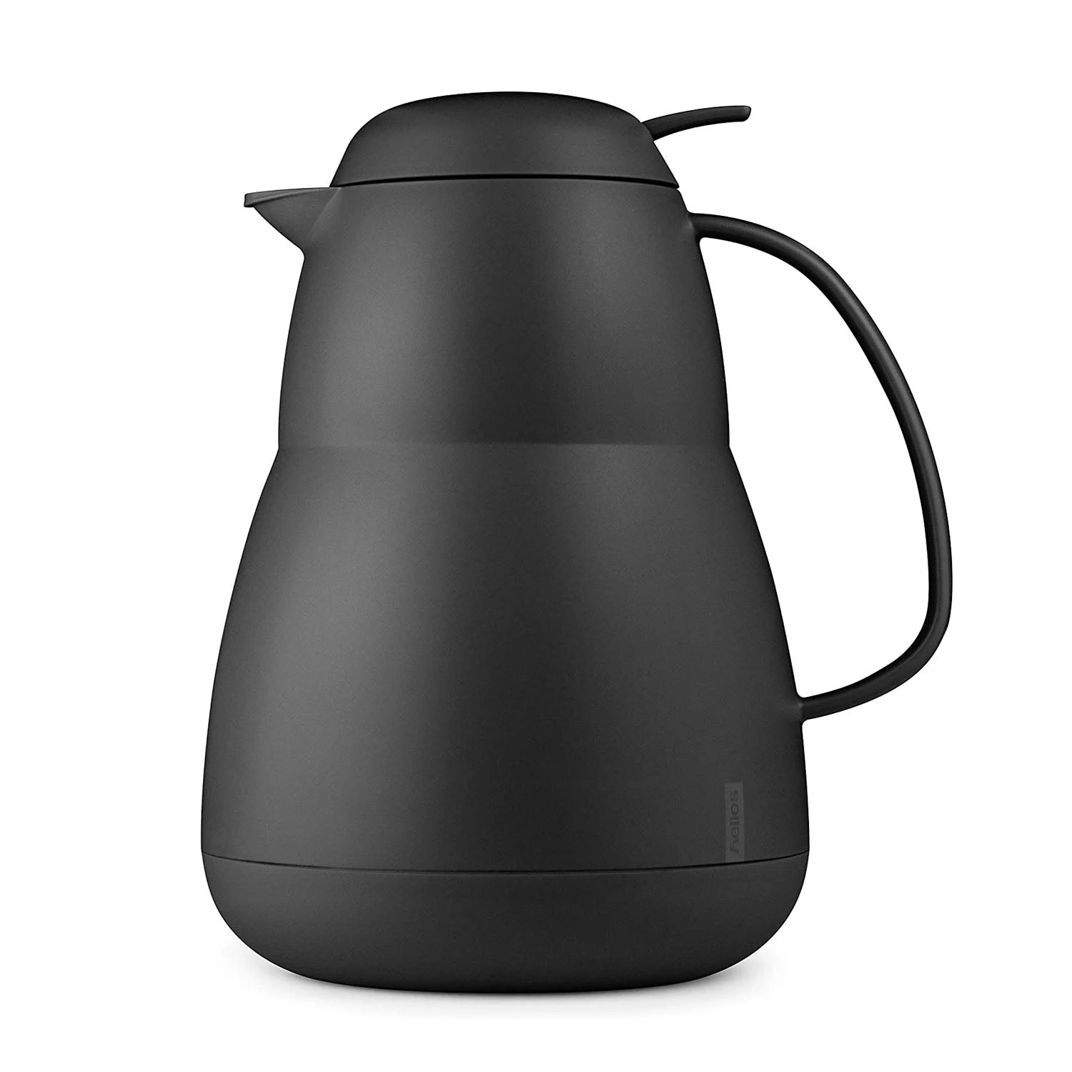 Helios Zeo Insulated Beverage Server With Glass Liner, 34 Fl Oz, Black 1 Helios Zeo Insulated Beverage Server With Glass Liner, 34 Fl Oz, Black