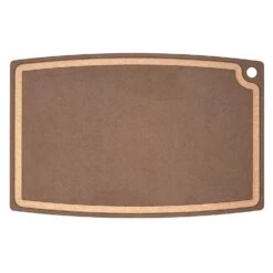 Epicurean Gourmet Series 27" X 17.5" Cutting Board With Juice Groove, Nutmeg/Natural