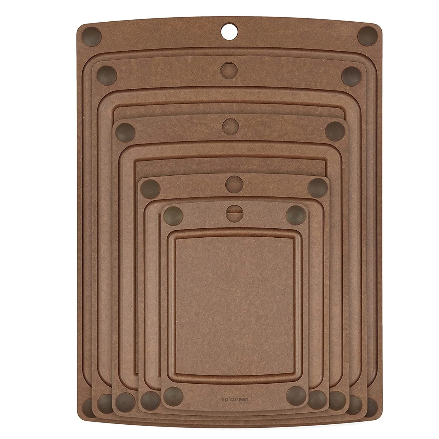 Epicurean All-In-One 19.5-Inch × 14.5-Inch Cutting Board, Nutmeg/Brown 4 Epicurean All-In-One 19.5-Inch × 14.5-Inch Cutting Board, Nutmeg/Brown - Image 4