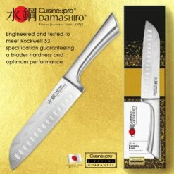 Cuisine::pro Damashiro Santoku Knife 17Cm 8 Cuisine::pro Damashiro Santoku Knife 17Cm -COOKWARE Store 81SXxTUedaL. AC SL1500