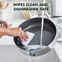 GreenPan Chatham Tri-Ply 12 Piece Cookware Pots And Pans, Silver -COOKWARE Store 81lTQ23vYaL. AC SL1500