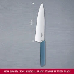 Victorinox Chef's, Swiss Modern, 8" Blade, Cornflower-Blue 11 Victorinox Chef's, Swiss Modern, 8" Blade, Cornflower-Blue -COOKWARE Store 81mvEBigXMS. AC SL1500