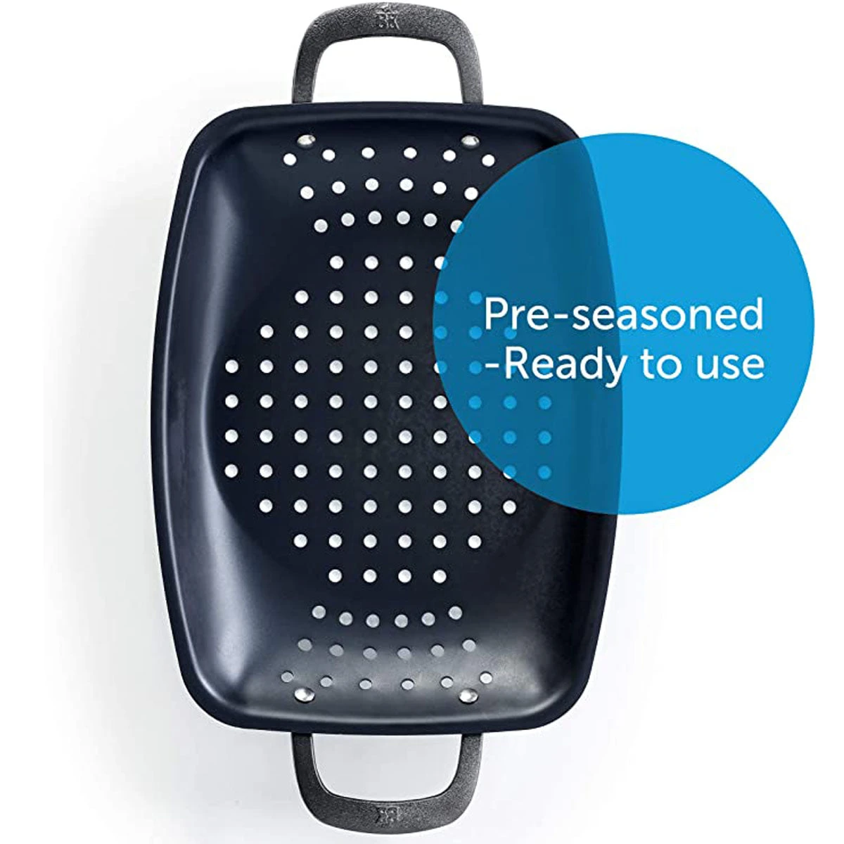 BK Black Steel Preseasoned Carbon Steel BBQ Roaster, 15" 2 BK Black Steel Preseasoned Carbon Steel BBQ Roaster, 15" - Image 2