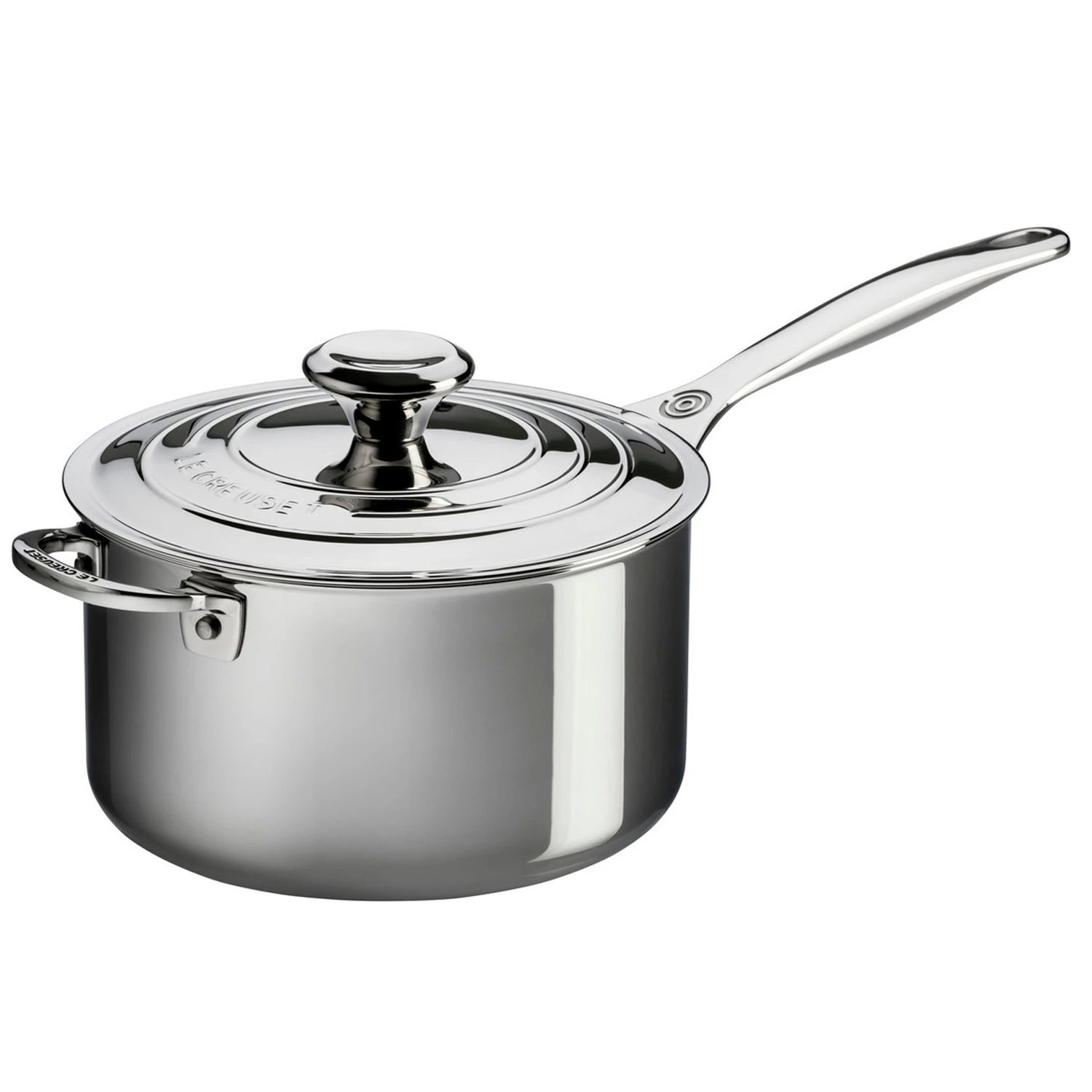 Le Creuset Stainless Steel 4-Quart Saucepan With Helper Handle 1 Le Creuset Stainless Steel 4-Quart Saucepan With Helper Handle