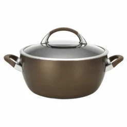 Circulon 5.5-Quart Covered Casserole, Brown